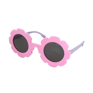 Cruzy Crowns: Cruzy Crowns - KIDS FLOWER SUNGLASSES - PINK/ PURPLE