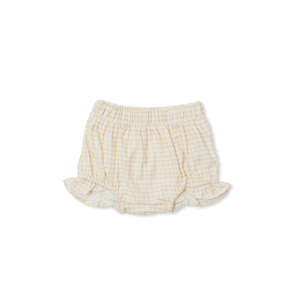 Indigo & Lellow - Anna Bloomers | Beige Gingham