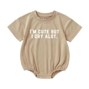 MLW By Design - I'm Cute T-shirt Romper | Various Colours