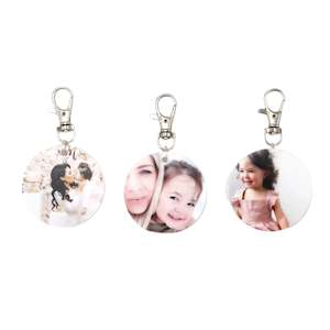 CMC Gold - Round Photo Keyring