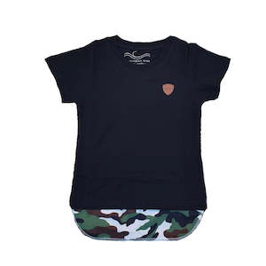 Carrington Kids - Camo Tall Tee Black