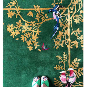 Internet only: Wendy Morrison Rug - Jardin De Orient Green