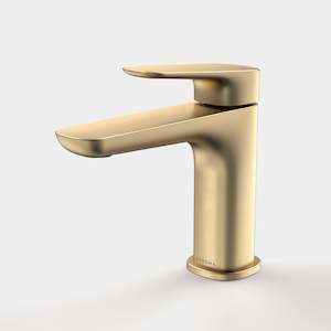 Contura II Basin Mixer - Brushed Brass Gold