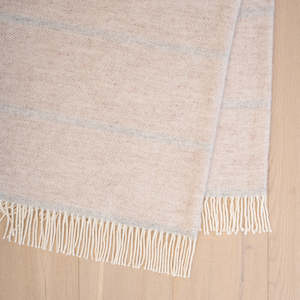 Internet only: Hellister Wool Throw - Oatmeal