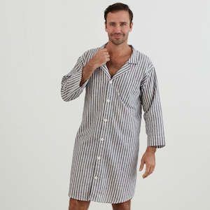 Oliver Men's Cotton Linen Nightshirt