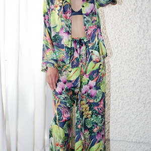 Internet only: Silk blend Lounge Pants - Carmen Kirstein Designer Sleepwear