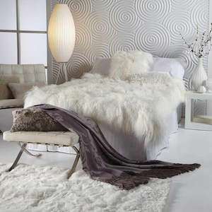 Tibetan Sheepskin Throw