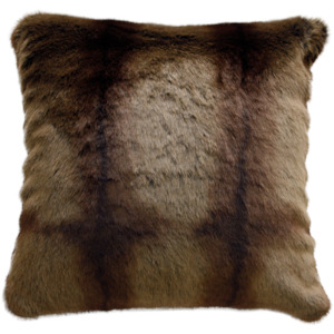 Luxury Imitation Fur Cushion - Red Lemur