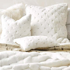 Luxury Imitation Fur Cushion - Valentina in 3 colours