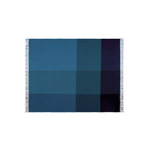 Roxburgh Wool Throw - Ocean Blue