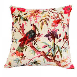 Paradise Dew Velvet Cushion