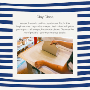 Events: Thursday 30th of January - Experimenting with clays