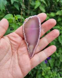 Pink Agate Slice