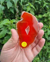 Jewellery: Orange Agate Slice