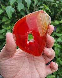 Orange Agate Slice