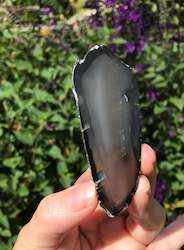 Black Agate Slice