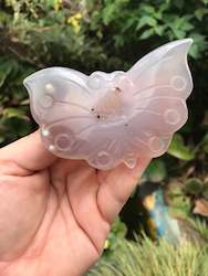 Jewellery: Agate Geode Butterfly