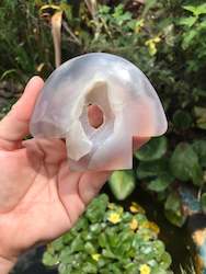 Agate Geode Mushroom