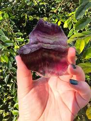 Jewellery: Rainbow Fluorite Slice #7