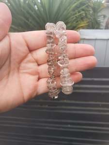 Jewellery: Smoky Quartz Polished Chip Bracelet