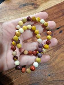 Mookaite Sphere Bead Bracelet