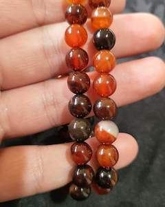 Jewellery: Botswana Agate Sphere Bead Bracelet