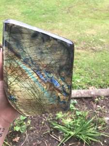 Jewellery: Full Flash Labradorite Freeform $200