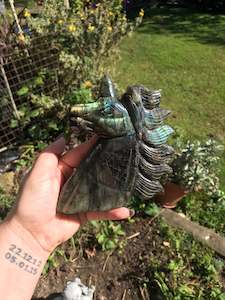 Jewellery: Carved Labradorite Unicorn