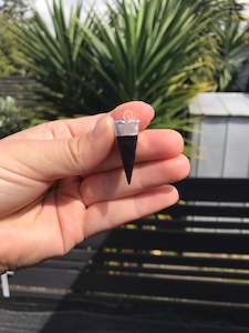 Black Onyx Pyramid Pendant