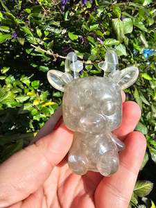 Angel Aura Chip Filled Resin Deer