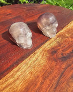 Jewellery: Pastel Fluorite Skull