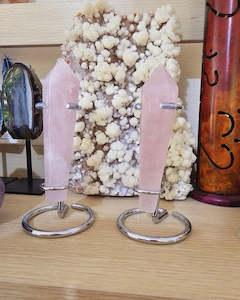 Rose Quartz Wand with Stand