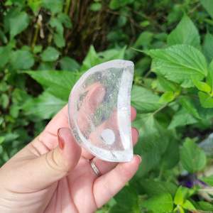 Clear Quartz Moon Bowl