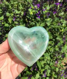 Green Fluorite Heart Bowl