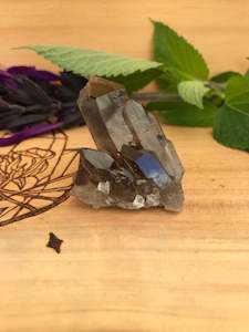 Jewellery: Smokey Quartz Clusters - $10