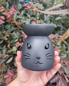 Black Cat Tea light Oil Burner