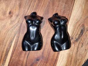 Black Obsidian Female Torso