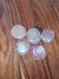 Angel Aura Quartz Flat Stones