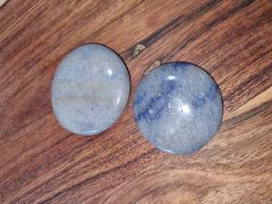 Jewellery: Blue Quartz Flat Stones