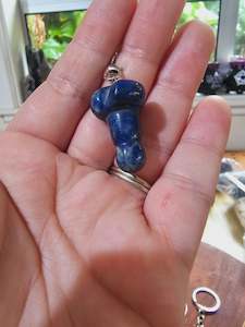 Pecker Key Chain - Lapis Lazuli