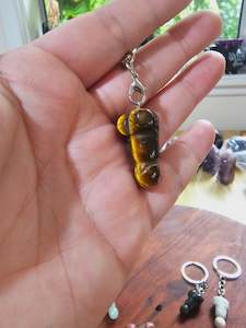 Jewellery: Pecker Key Chain - Tiger Eye