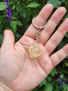 Jewellery: Citrine Tumble Key Ring