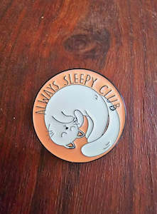 Jewellery: Always Sleepy Club Bag Pin