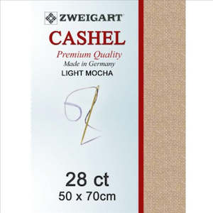 Products: Zweigart Linen, Cashel 28ct - Light Mocha