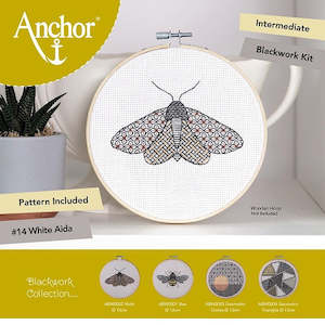 Anchor Essentials Kit; Blackwork - Moth