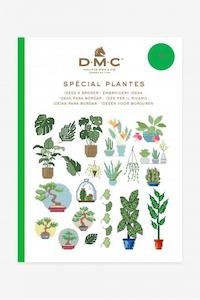 Embroidery Kits: DMC Mini Cross Stitch Book - Plants