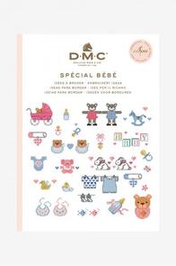 Embroidery Kits: DMC Mini Cross Stitch Book - Baby