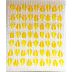 Florence Retro Dish Cloth - Yellow