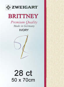 Zweigart cotton/modal , Brittney  28ct - Ivory