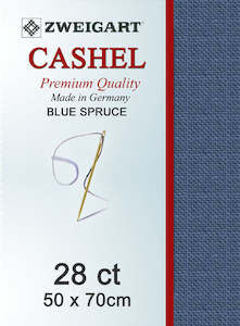 Embroidery Fabric: Zweigart Linen, Cashel 28ct - Blue Spruce 578